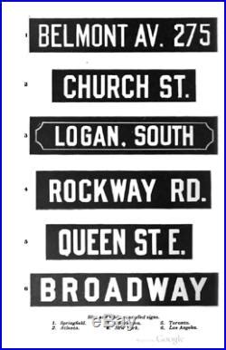 1928 metal porcelain enamel box signs streets los angeles|1900s porcelain signs.